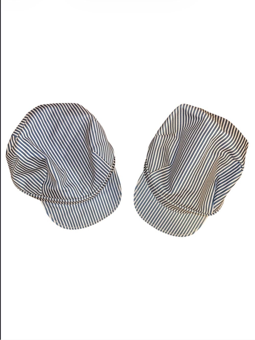Kids Dress Up Striped Cotton Newsboy Train Caps